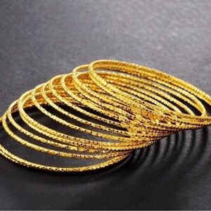 Radiant Gold Bracelet Set